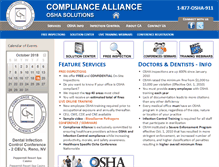 Tablet Screenshot of oshasolutions.com